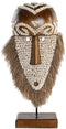 Decoratieve figuren DKD Home Decor Natuurlijk Masker Vezel (30 x 10,5 x 53 cm)