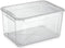 Kis C-Box M Opbergbox - Met Deksel - 18L - 40x34x17cm - Transparant