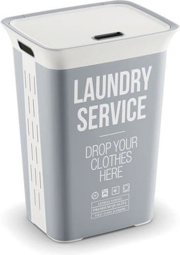 Kis Chic Home Wasbox - 60L - 44x35x61cm - Grijs