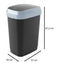 Kis Dual Swing Bin Prullenbak - 20L - 26x37x47,5cm - Zwart/Grijs