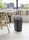 Kis Dual Swing Bin Prullenbak - 20L - 26x37x47,5cm - Zwart/Grijs