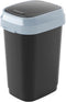 Kis Dual Swing Bin S - 10L - 19x25x33cm - Zwart/Grijs