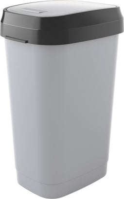 Kis Dual Swing Prullenbak L - 50L - grijs