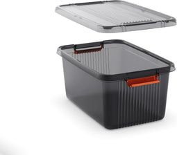 KIS K Latch Opbergbox L- met deksel - 43L - 59x39x28cm - Grijs
