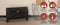 Eden ED-7008 - Convectorkachel - 1500 Watt - Regelbare thermostaat - Zwart