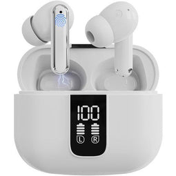 Strex Draadloze Oordopjes - Bluetooth 5.3 - ANC ENC - Wit
