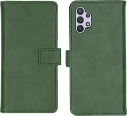 iMoshion Hoesje Geschikt voor Samsung Galaxy A32 (5G) Hoesje Met Pasjeshouder - iMoshion Luxe Bookcase - Groen