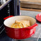 KitchenAid braadpan 22cm - geëmailleerd gietijzer - keizer rood - rond