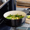 KitchenAid braadpan 22cm - geëmailleerd gietijzer - onyx zwart - rond