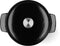KitchenAid braadpan 26cm - geëmailleerd gietijzer - onyx zwart - rond