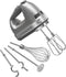 KitchenAid Handmixer met 9 snelheden - Artisan 5KHM9212ECU - Contour zilver
