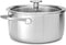 KitchenAid Multi-Ply RVS Kookpan - ø20cm - 3,1L - met glazen deksel - inductie - PFAS-vrij