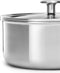 KitchenAid Multi-Ply RVS Steelpan - ø20cm - 3,1L - met glazen deksel - inductie - PFAS-vrij