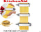 KitchenAid Pastaroller en- snijder - accessoire set van 3 stuks - 5KSMPRA