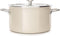 KitchenAid Steel Core Enamel kookpan 20cm 3,7L - Amandelwit - inductie - PFAS-vrij