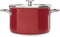 KitchenAid Steel Core Enamel kookpan 20cm 3,7L - Keizerrood - inductie - PFAS-vrij