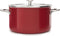 KitchenAid Steel Core Enamel kookpan 24cm 6L - Keizerrood - inductie - PFAS-vrij