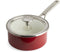 KitchenAid Steel Core Enamel pannenset 5-delig - Keizerrood - inductie - PFAS-vrij