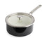 KitchenAid Steel Core Enamel steelpan 20cm 2,4L - Onyx Zwart - inductie - PFAS-vrij