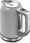 KitchenAid Waterkoker - Waterkoker met temperatuurregeling, digitale display en warmhoudfunctie - 1,7 L, Roestvrij staal (grijs)