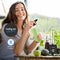 KitchenApp Blender to go - Retro blender - Smoothie maker - Inclusief twee bekers en meerdere accessoires - Zwart