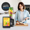 KitchenApp Retro blender to go - Inclusief Ebook - Smoothie maker - Inclusief twee bekers en meerdere accessoires - Zwart