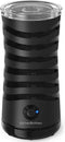 KitchenBrothers Elektrische Melkopschuimer - 4-in-1 - 240 ML - Handige Melkschuimer - Zwart