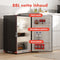 KitchenBrothers Koelkast - 88L - IJskast - Tafelmodel - Frigo - Vrijstaand - Zwart