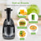 KitchenBrothers Slowjuicer - Juicer - Groenten en Fruitpers - 700ml - Met Pulpreservoir - Juice Maker - Grijs