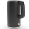 KitchenBrothers Waterkoker - Elektrisch - 1,7L - 2200W - RVS - Zwart