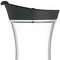 Kitchencraft Acryl Sapdispenser Met Zwarte Deksel 1,7 Liter, In Doos - transparant - 10.7x10.7x32 cm