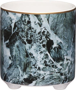 Kitchencraft Bloempot 10 X 5 Cm Keramiek Blauw