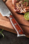 KitchenMonster® Steakmes Damascus 23.5 cm - Steakmessen van 67 lagen Damascus Staal met Rozenhout Handvat