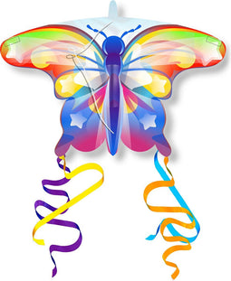 Kites Ready 2 Fly Pop-up Mini Nylon Vlieger Vlinder Regenboog
