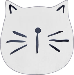 KITTY - Kindervloerkleed - Wit - 100 cm - Polyester