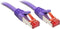 LINDY 47829 RJ45 Netwerkkabel, patchkabel CAT 6 S/FTP 15.00 m Violet Snagless 1 stuk(s)