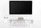 SpeaKa Professional Monitorstandaard Hoogte: 75 tot 90 mm Transparant