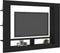 vidaXL - Tv-meubel - 152x22x113 - cm - bewerkt - hout - zwart