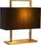 Atmooz - Tafellamp Bhilai - E27 - Slaapkamer / Woonkamer - Sfeerlamp Industrieel - Kleur : Goud Brons - Hoogte 50cm
