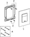 GROHE Even - Bedieningsplaat - Dual-Flush - Chroom