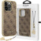 Guess 4G Charms - Hard Case - Bescherming - Bruin