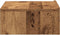 vidaXL - Nachtkastje - 60x35 - cm - spaanplaat - oud - hout