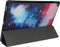 iMoshion Tablet Hoes Geschikt voor iPad Pro 12.9 (2017) - iMoshion Design Trifold Bookcase - Meerkleurig / Paars /Space
