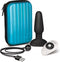 b-Vibe - Vibrerende buttplug met rotatie - Zwart/Blauw