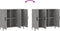 vidaXL - Dressoir - 90x34x80 - cm - bewerkt - hout - grijs - sonoma - eikenkleurig