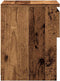vidaXL - Nachtkastje - 40x30x39 - cm - bewerkt - hout - oud - houtkleurig