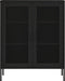 vidaXL - Opbergkast - 80x35x101,5 - cm - staal - zwart