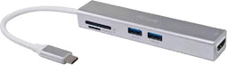 Equip 133480 - USB Hub - 1x HDMI 2x USB 3.2 Gen 1 - Zilver