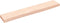 vidaXL - Wandschap - 60x10x2 - cm - onbehandeld - massief - eikenhout