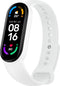 iMoshion Bandje Geschikt voor Xiaomi Mi Band 5 / 6 - iMoshion Siliconen band inkliksysteem ronde sluiting - Wit